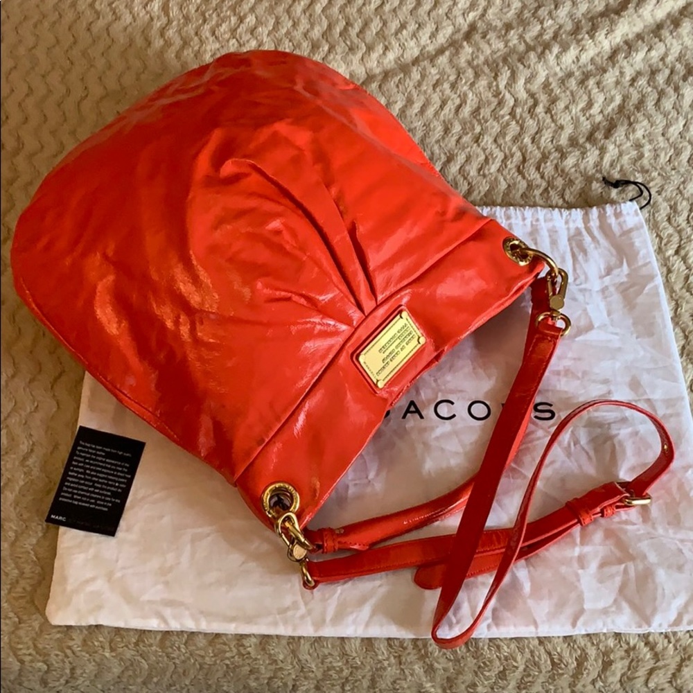 Marc by Marc Jacobs leather crossbody orange bag
